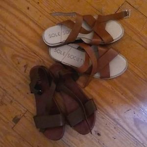 Mia and Sole society sandals